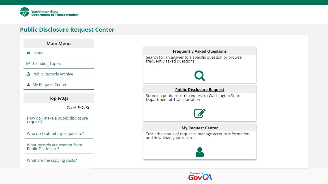 WSDOT Records Center